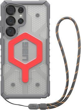 Чохол UAG Pathfinder Clear MagSafe Active Lava Lanyard для Samsung Galaxy S25 Ultra 2833941666 фото