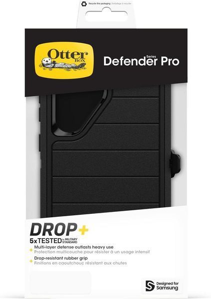 Противоударный чехол OtterBox Defender Pro Series Black для Samsung Galaxy S24 Ultra SM-S928 2285307211 фото