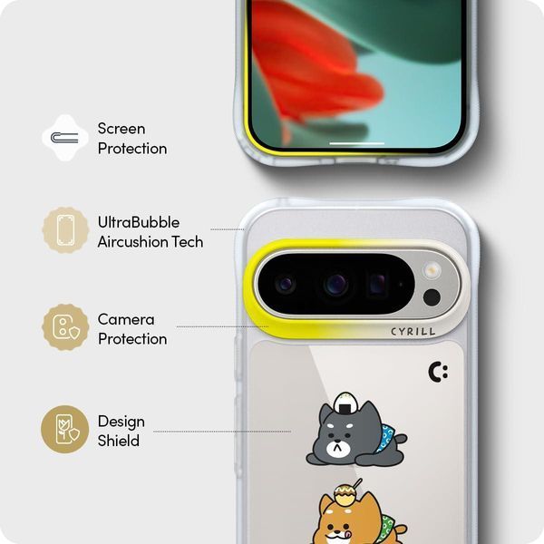 Чохол Spigen Cyrill UltraSheer Shibas для Google Pixel 9 | 9 Pro ACS08728 2498309202 фото