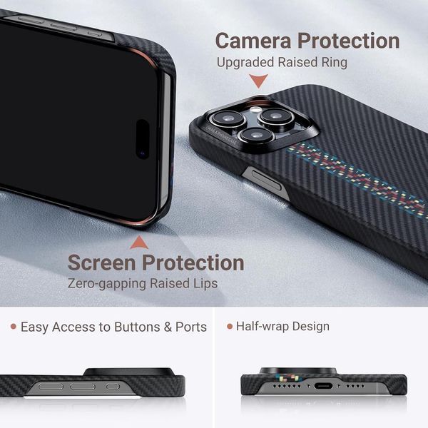 Чехол Pitaka MagEZ Case 4 Rhapsody для iPhone 15 Pro 2619975106 фото