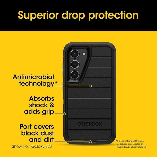 Противоударный чехол OtterBox Defender Pro Series Black для Samsung Galaxy S24 Ultra SM-S928 2285307211 фото