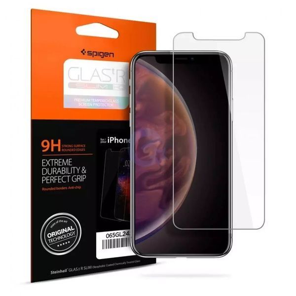 Захисне скло Spigen Glas.tR Slim Transparent для iPhone 11 | Xr 1863467939 фото