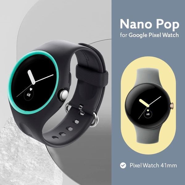 Чохол - ремінець Caseology Nano Pop Prune Charcoal для Google Pixel Watch | Watch 2 | Watch 3 (41mm) Band 2082681550 фото