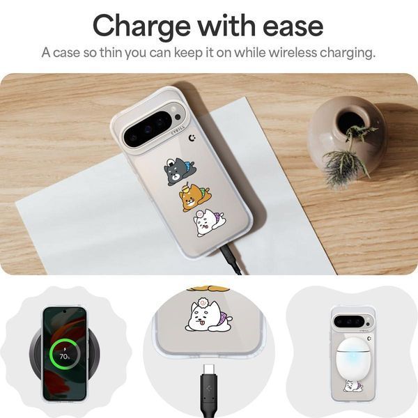 Чохол Spigen Cyrill UltraSheer Shibas для Google Pixel 9 | 9 Pro ACS08728 2498309202 фото