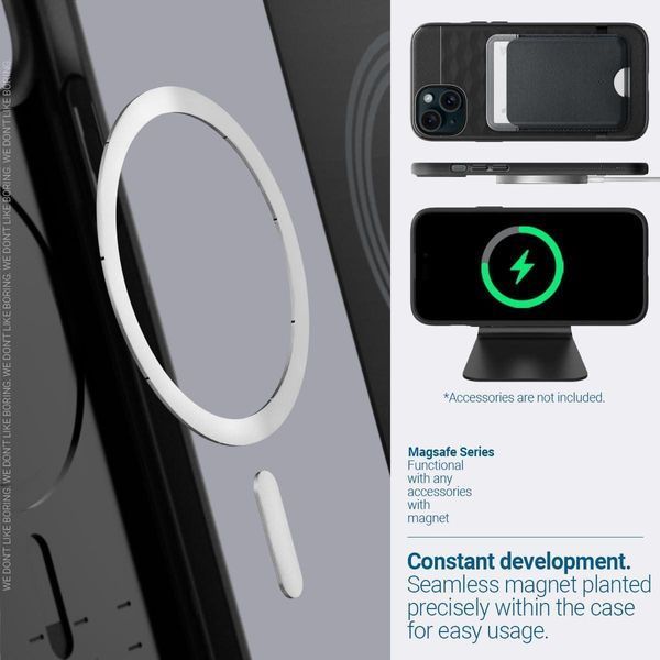 Чохол Caseology Parallax Mag Matte Black для iPhone 15 ACS06818 2000752004 фото