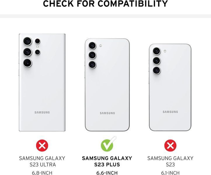 Чохол UAG Monarch Silver для Samsung Galaxy S23 Plus 2874913013 фото