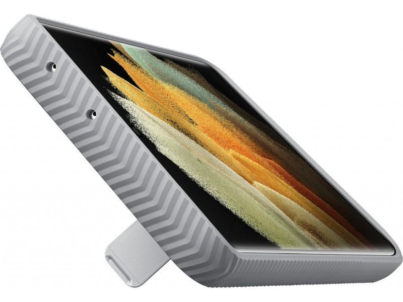 Чехол Samsung Protective Standing Cover Light Grey для Galaxy S21 Ultra SM-G998