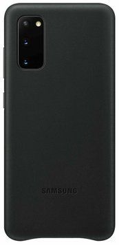 Чохол Samsung Leather Back Cover Black для Galaxy S20 SM-G980 1801008948 фото