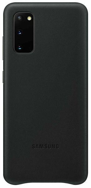 Чохол Samsung Leather Back Cover Black для Galaxy S20 SM-G980 1801008948 фото