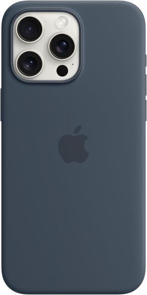 Чехол Apple Silicone Case MagSafe Storm Blue для iPhone 15 Pro MT1D3ZM 2627293056 фото