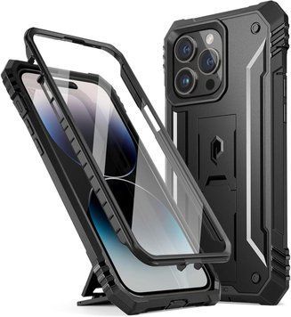 Захисний чохол 360&deg; Poetic Revolution Series Black для iPhone 14 Pro Max 2078087954 фото