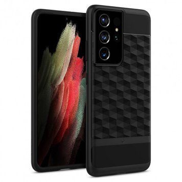 Чехол Caseology Parallax Matte Black для Samsung Galaxy S21 Ultra ACS02367 1398582355 фото