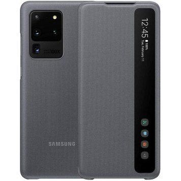 Чохол Samsung Clear View Cover Grey для Galaxy S20 Ultra 5G SM-G988 1472487574 фото