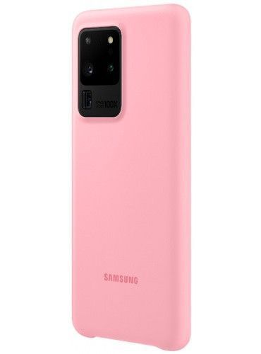 Чехол Samsung Silicone Cover Pink для Galaxy S20 Ultra 5G SM-G988 1577209140 фото