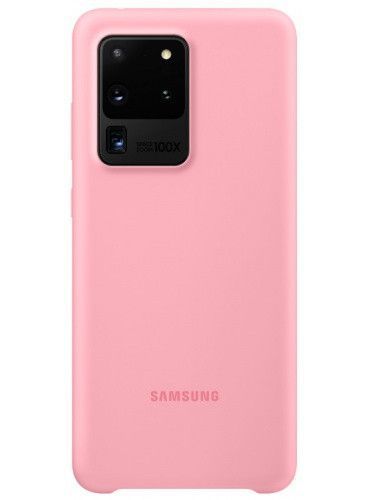 Чехол Samsung Silicone Cover Pink для Galaxy S20 Ultra 5G SM-G988 1577209140 фото