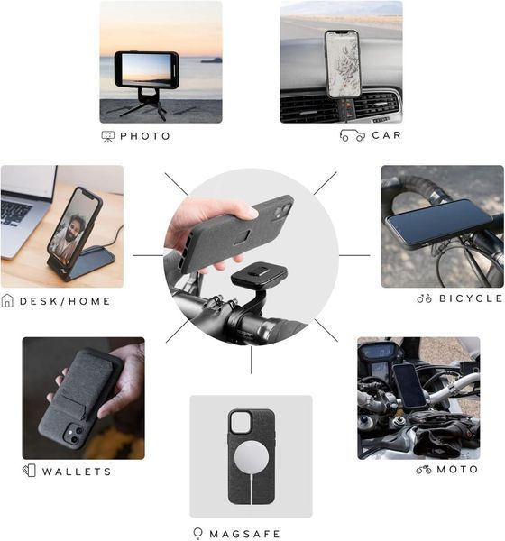 Тканевый чехол Peak Design Everyday Case Magsafe Charcoal Gray для Samsung Galaxy S23 Ultra 2589795708 фото