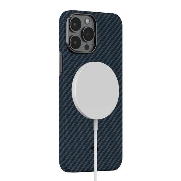 Чохол Pitaka MagEZ Case 2 Black Blue Twill для iPhone 13 Pro Max 1851950028 фото