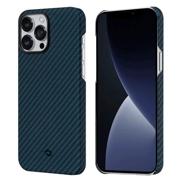 Чохол Pitaka MagEZ Case 2 Black Blue Twill для iPhone 13 Pro Max 1851950028 фото