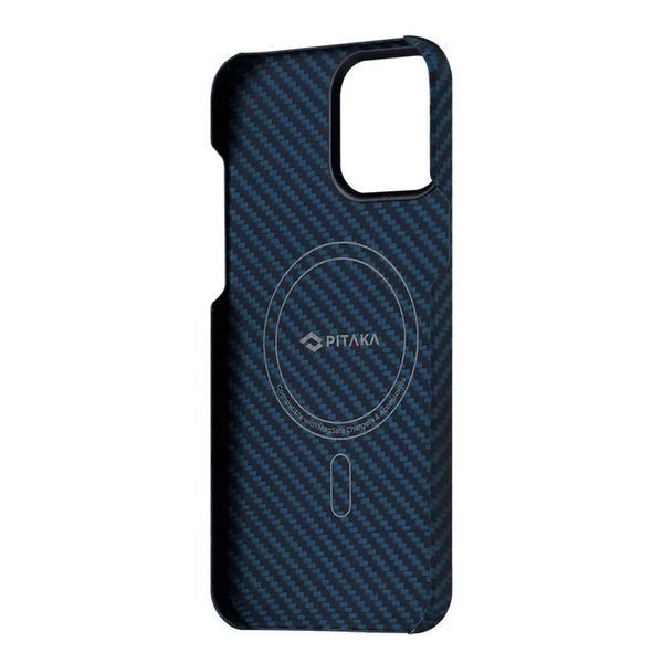 Чохол Pitaka MagEZ Case 2 Black Blue Twill для iPhone 13 Pro Max 1851950028 фото
