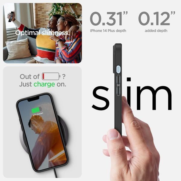 Чохол Spigen Ultra Hybrid Matte Black для iPhone 14 Plus ACS04895 1867245365 фото