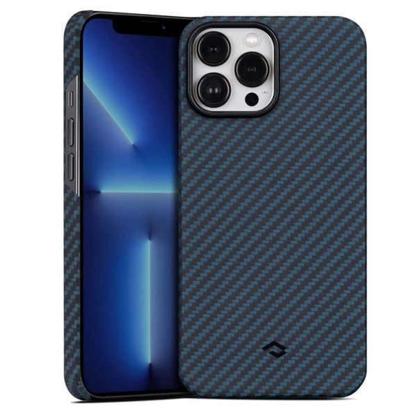 Чохол Pitaka MagEZ Case 2 Black Blue Twill для iPhone 13 Pro Max 1851950028 фото