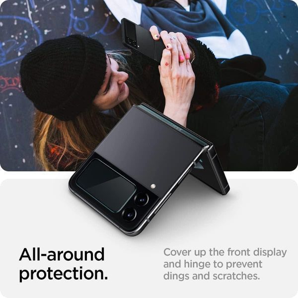 Защитное стекло Spigen EZ FIT GLAS.tR 2 Pack для Samsung Galaxy Z Flip 4 AGL05321 2381218061 фото