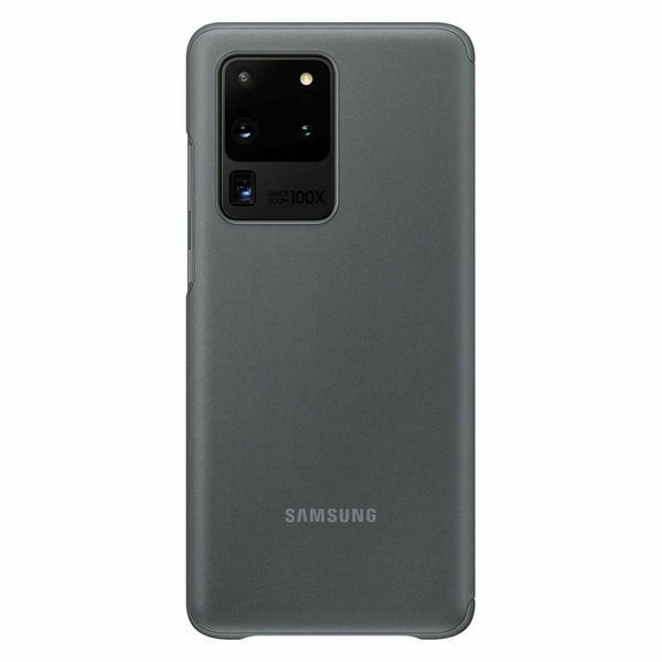 Чохол Samsung Clear View Cover Grey для Galaxy S20 Ultra 5G SM-G988 1472487574 фото