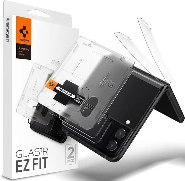 Защитное стекло Spigen EZ FIT GLAS.tR 2 Pack для Samsung Galaxy Z Flip 4 AGL05321 2381218061 фото