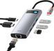 USB-C Хаб Baseus Metal Gleam Series 8-in-1 Multifunctional Type-C HUB Docking Station 1823250885 фото 6