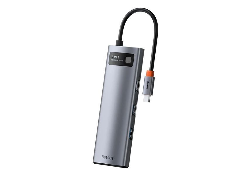 USB-C Хаб Baseus Metal Gleam Series 8-in-1 Multifunctional Type-C HUB Docking Station 1823250885 фото