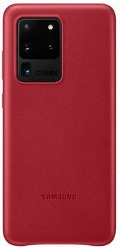 Чохол Samsung Leather Back Cover Red для Samsung Galaxy S20 Ultra 5G SM-G988 1433378494 фото