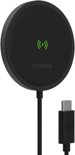 Бездротовий зарядний пристрій Mophie Snap+ MagSafe Wireless Charger 15W Qi-Enabled Black 2216732462 фото