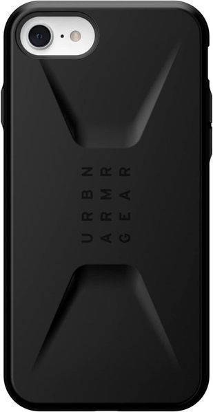 Чохол UAG Civilian Series Black для iPhone 7 | 8 | SE 2020 | SE 2022 2251481221 фото