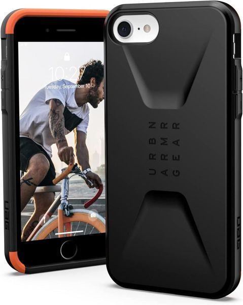Чохол UAG Civilian Series Black для iPhone 7 | 8 | SE 2020 | SE 2022 2251481221 фото