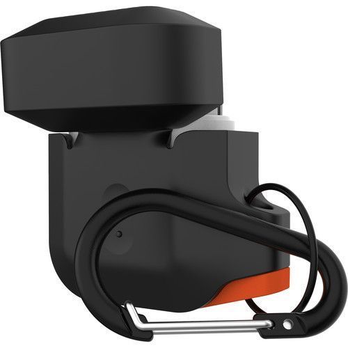 Чехол UAG Silicone Case Black/Orange для Apple AirPods 1st Gen | 2nd Gen 1769069884 фото