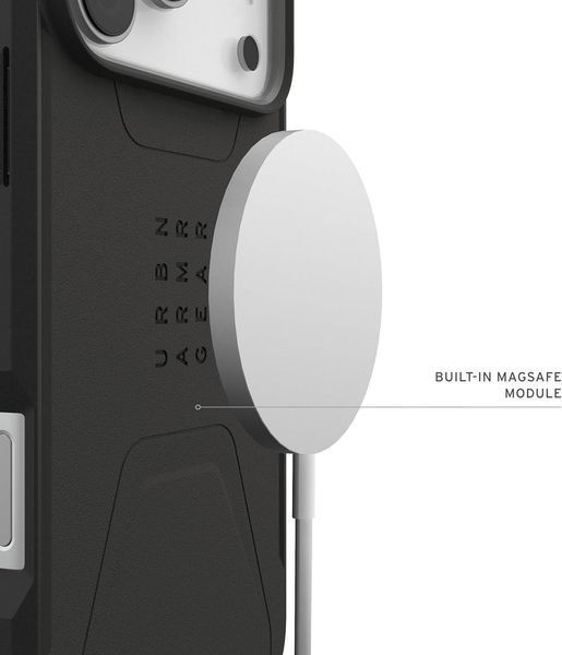 Чохол UAG Civilian MagSafe Black для iPhone 17 Pro Max 3063618639 фото