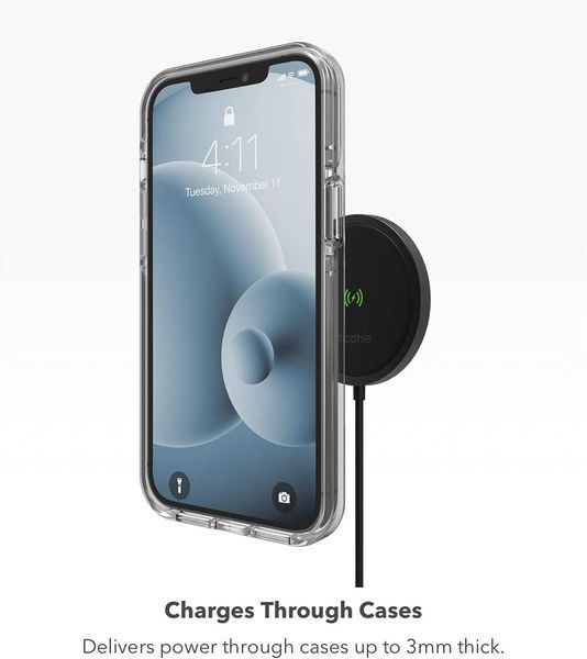 Бездротовий зарядний пристрій Mophie Snap+ MagSafe Wireless Charger 15W Qi-Enabled Black 2216732462 фото