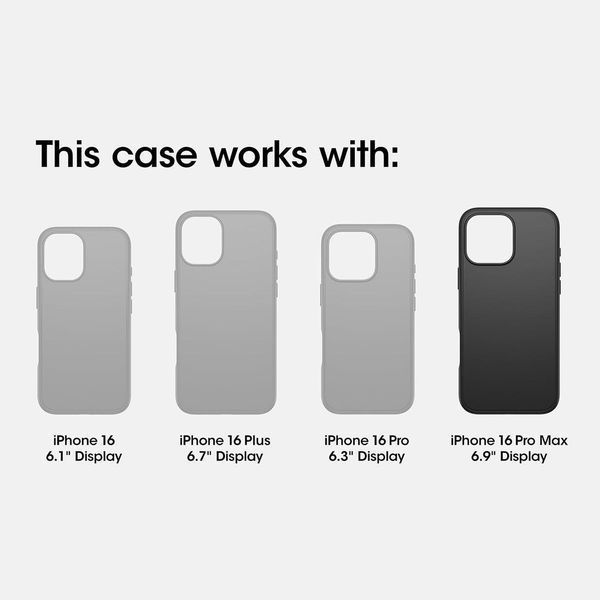 Водонепроницаемый, противоударный чехол Otterbox FRĒ MagSafe Black для iPhone 16 Pro Max 2858708315 фото