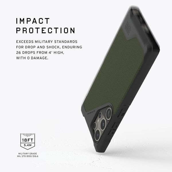 Чохол UAG Metropolis LT Pro Kevlar MagSafe Olive для Samsung Galaxy S24 Ultra SM-S928 2448827138 фото