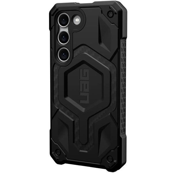 Чохол UAG Monarch Pro Carbon Fiber Black для Samsung Galaxy S23 SM-S911 2508110397 фото