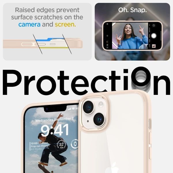 Чохол Spigen Ultra Hybrid Sand Beige для iPhone 14 Plus ACS04898 1867295755 фото