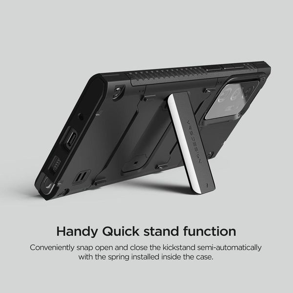 Чехол Vrs Design Damba QuickStand Pro Black для Samsung Galaxy Note 20 Ultra SM-N985 1714463001 фото