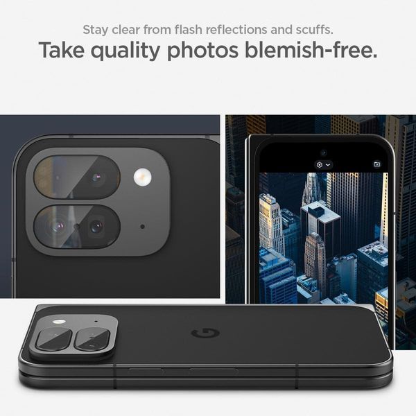 Захисне скло для камери Spigen GlasTR EZ Fit Optik 2-Pack для Google Pixel 9 Pro FOLD AGL08269 2932558184 фото