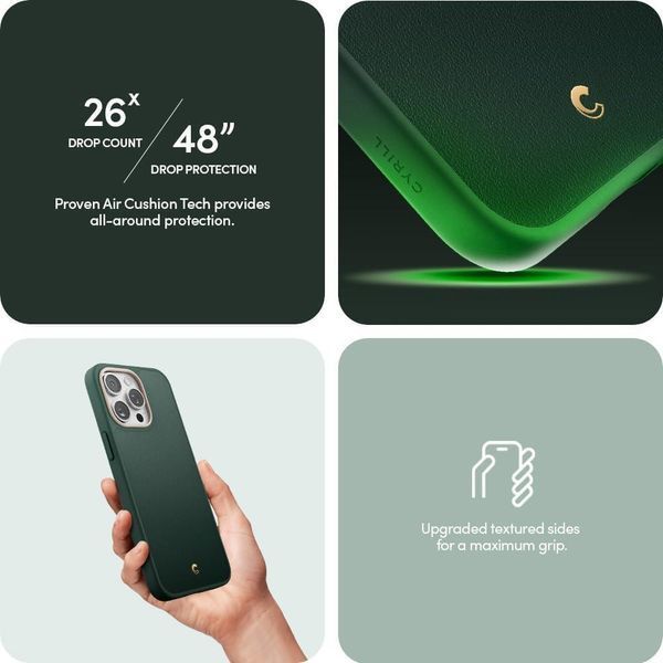 Чохол Spigen Cyrill Kajuk MagSafe Forest Green для iPhone 15 Pro ACS06772 2503735961 фото