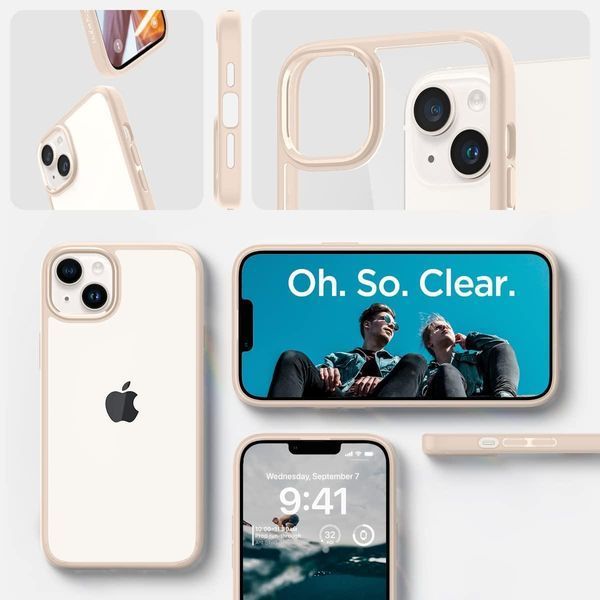Чохол Spigen Ultra Hybrid Sand Beige для iPhone 14 Plus ACS04898 1867295755 фото