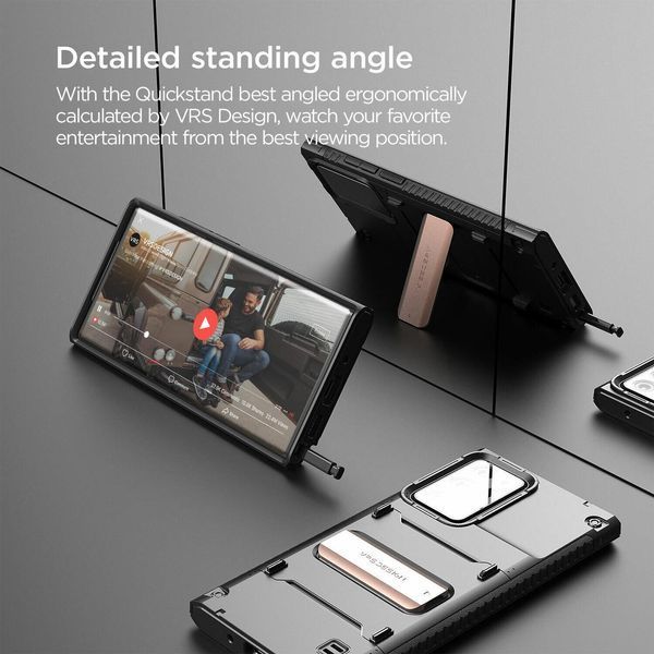 Чехол Vrs Design Damba QuickStand Pro Black для Samsung Galaxy Note 20 Ultra SM-N985 1714463001 фото