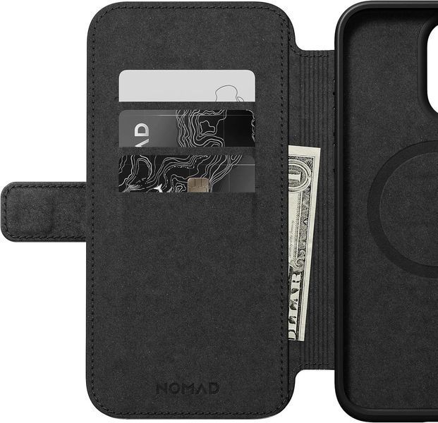 Шкіряний чохол Nomad Modern Leather Folio Black для iPhone 15 Pro Max 2589797071 фото