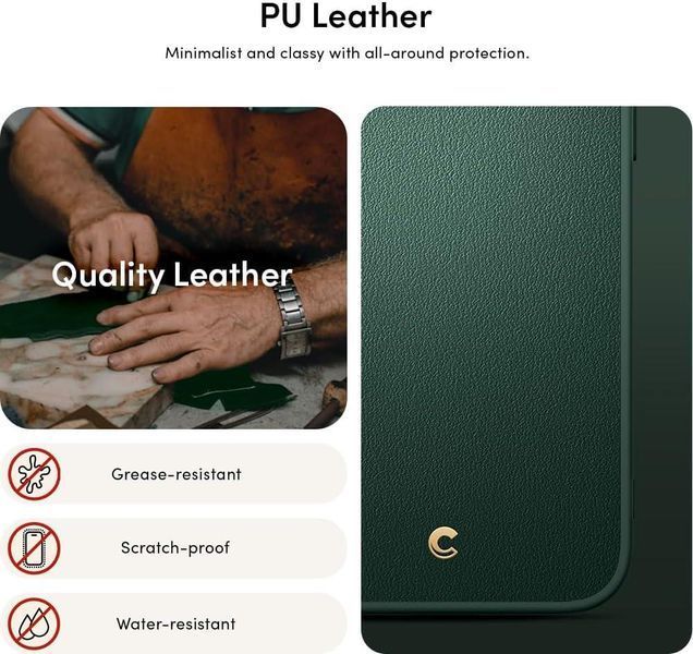 Чохол Spigen Cyrill Kajuk MagSafe Forest Green для iPhone 15 Pro ACS06772 2503735961 фото