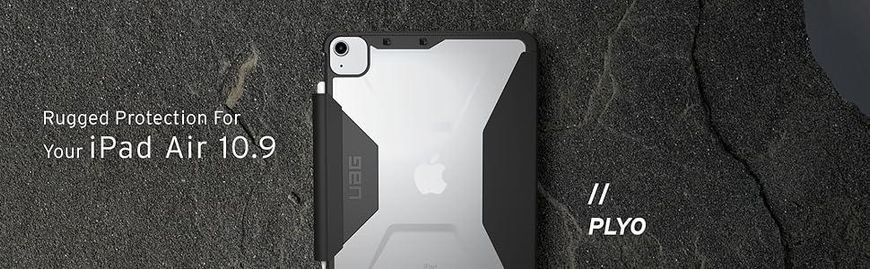Чехол UAG Plyo Black Clear Ice для iPad Air 11" M2 2024 | M3 2025 2733122559 фото