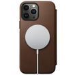 Чехол Nomad Leather Folio with MagSafe Rustic Brown для iPhone 13 Pro Max